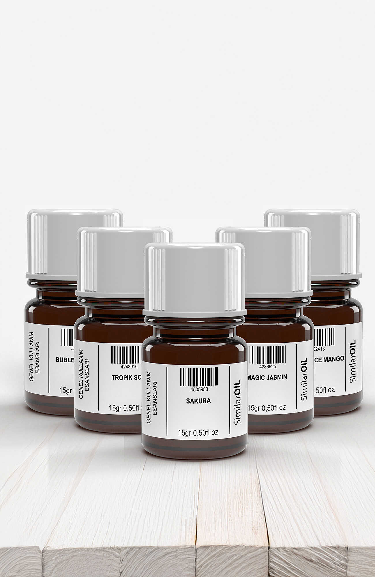 Genel Kullanım Esansı Deneme Seti - 5x15gr - Şelale