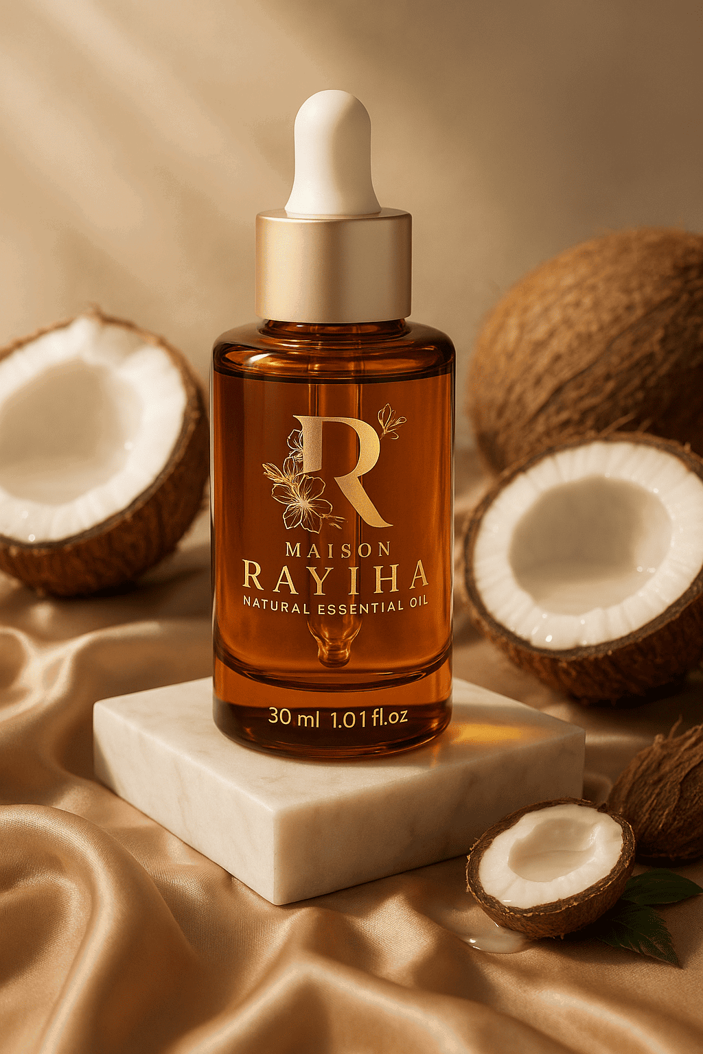 Hindistan cevizi Yağı 100% - 30gr - 