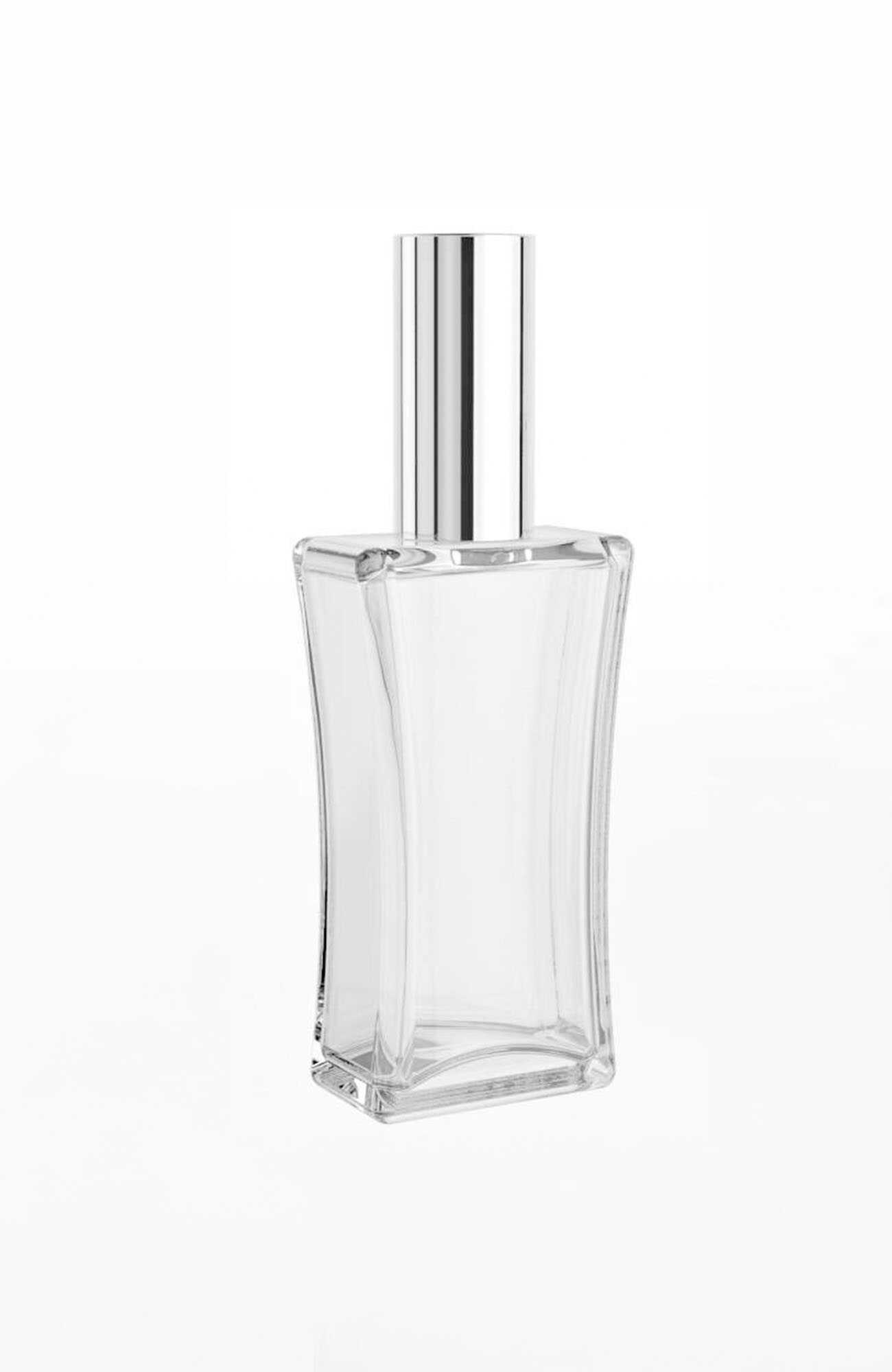 Vidalı İnce Belli Açık Parfüm Şişesi - 50ml - Şelale