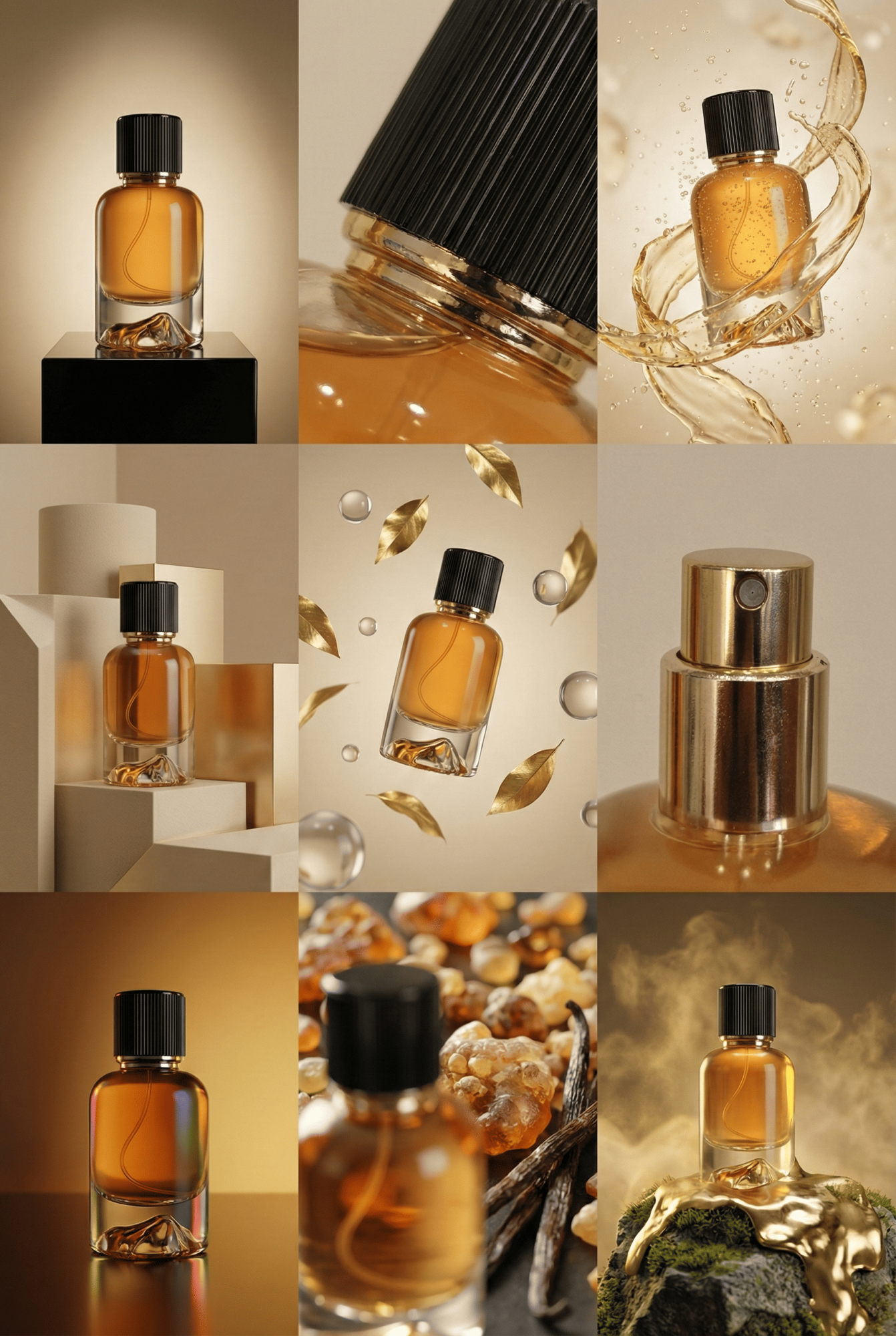 MOUNT 50 ml Parfüm Şişesi Takımı - Şelale (1)