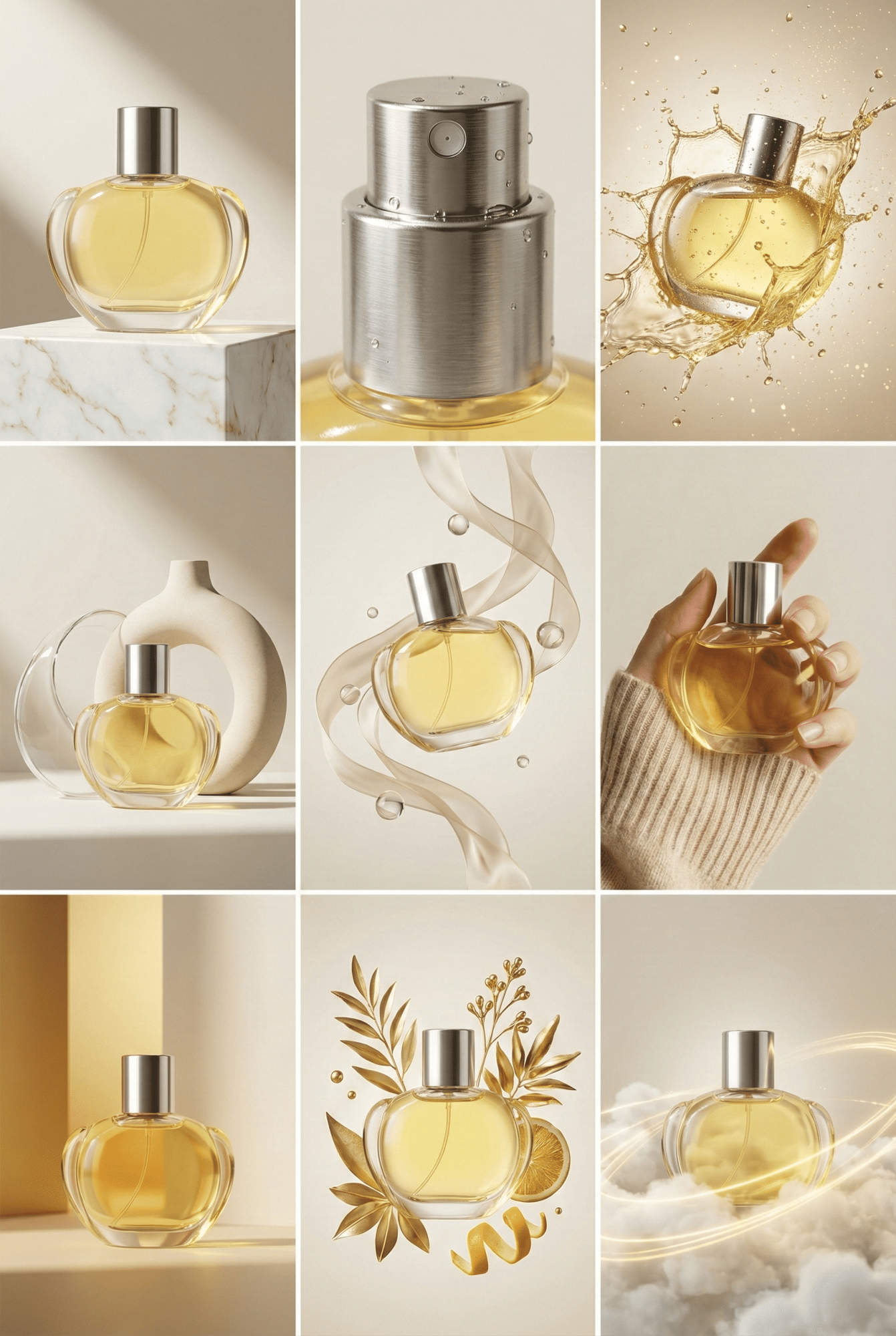 SILVERE 80ml Parfüm Şişesi Takımı - Şelale (1)